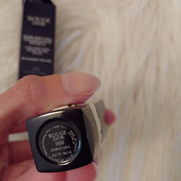 💋FIRM! NWT DIOR ROUGE DIOR 000 DIORNATURAL SATIN LIP BALM - Picture 12 of 16